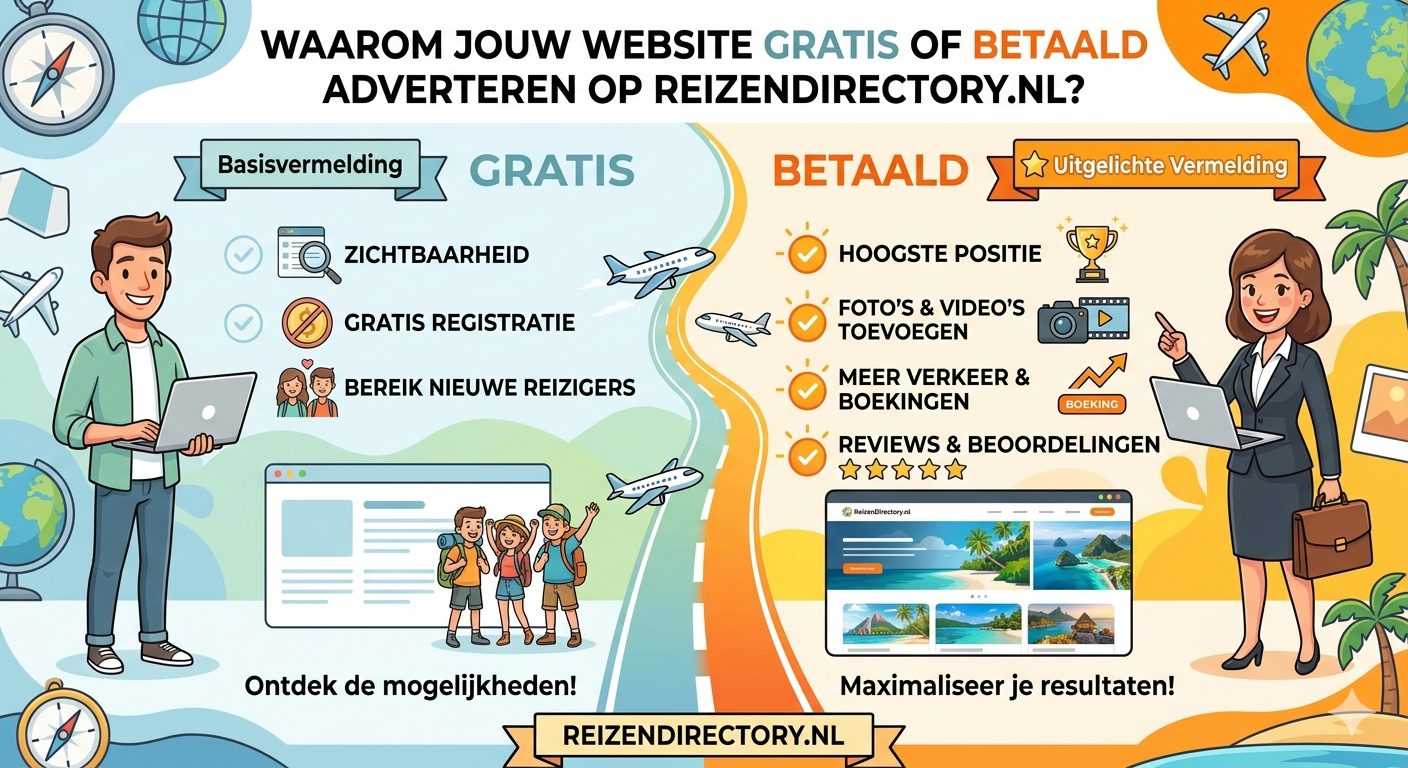 waarom adverteren op reizen directory